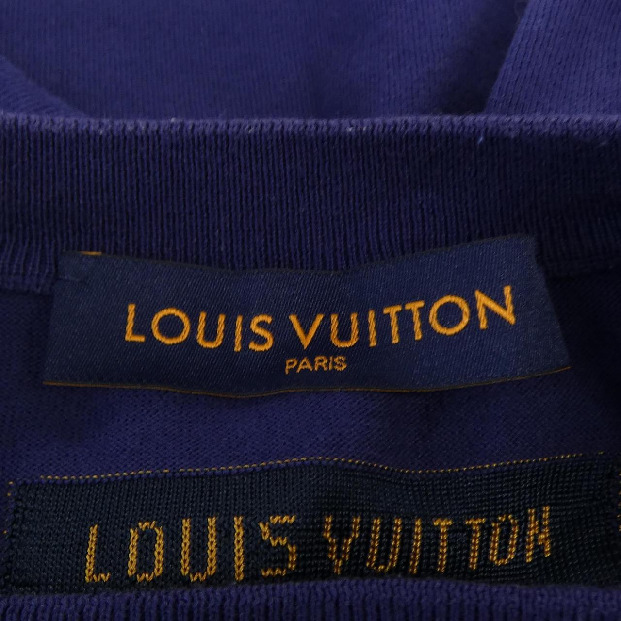 ルイヴィトン グラフィックショートスリーブクルーネック コットンTシャツ