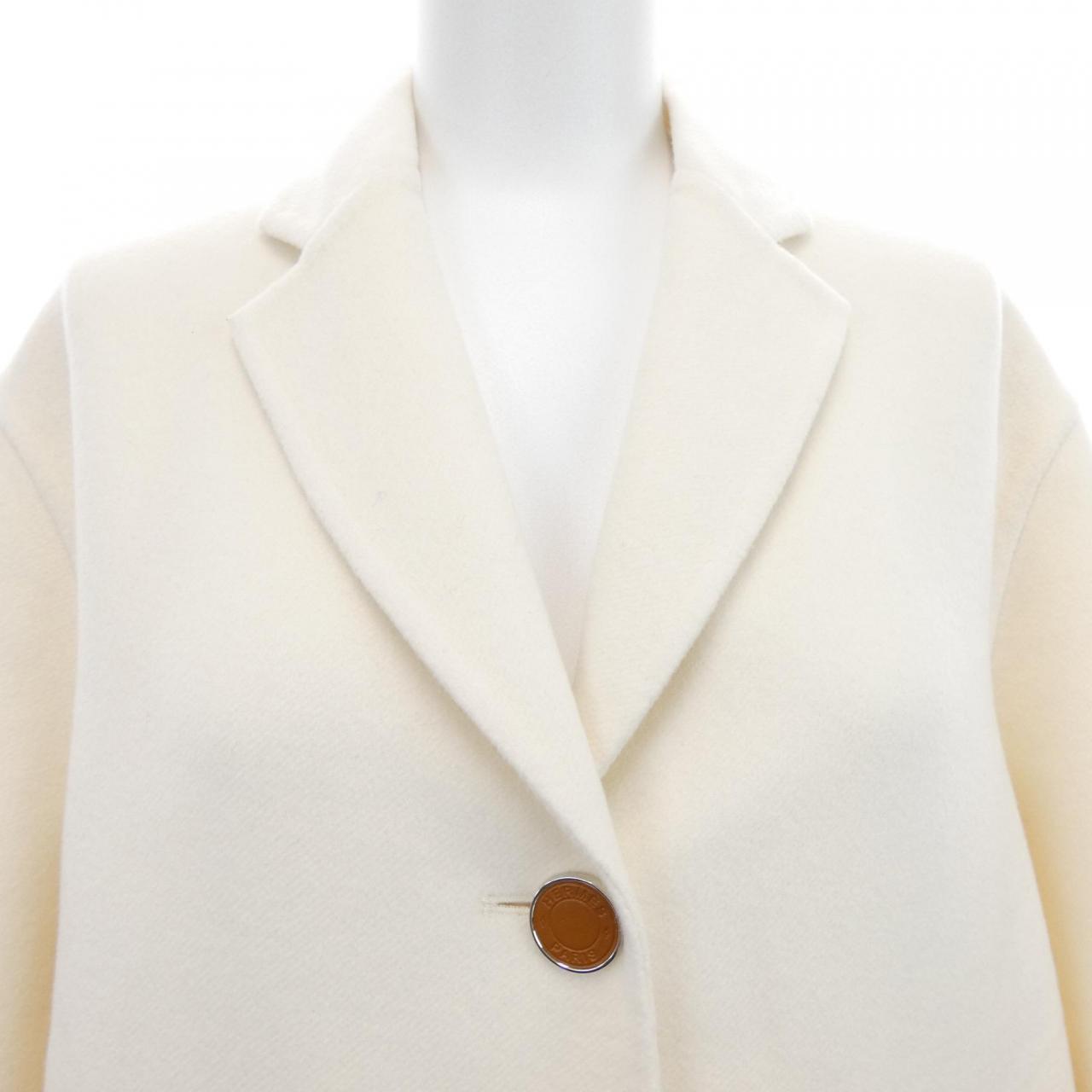 エルメス カレッシュ ダブルフェイス カシミヤコート