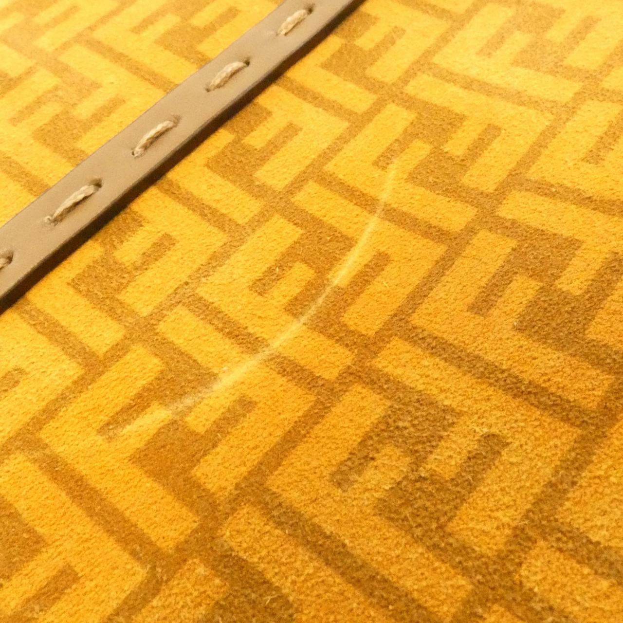フェンディ サンシャインショッパー スエード レザー バッグ