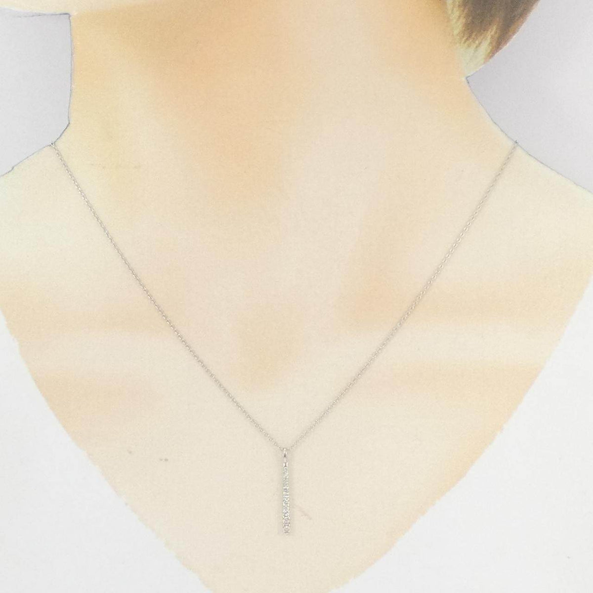 Pt900 Pt850 ダイヤモンド ネックレス