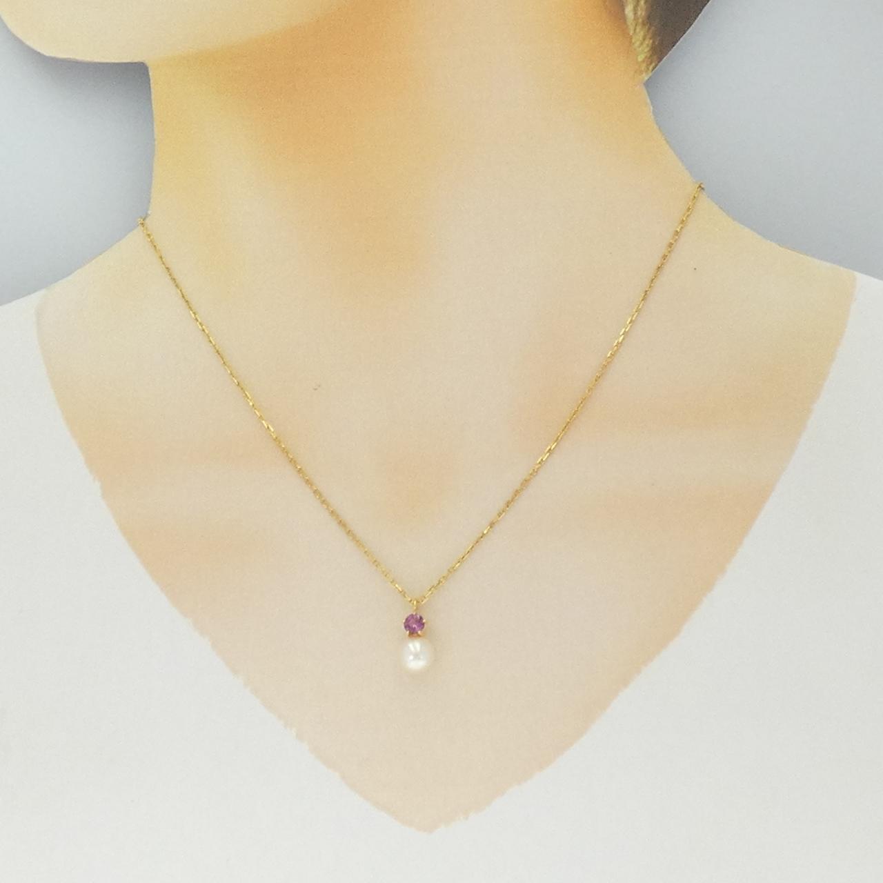 タサキ アコヤパール Au750 ネックレス