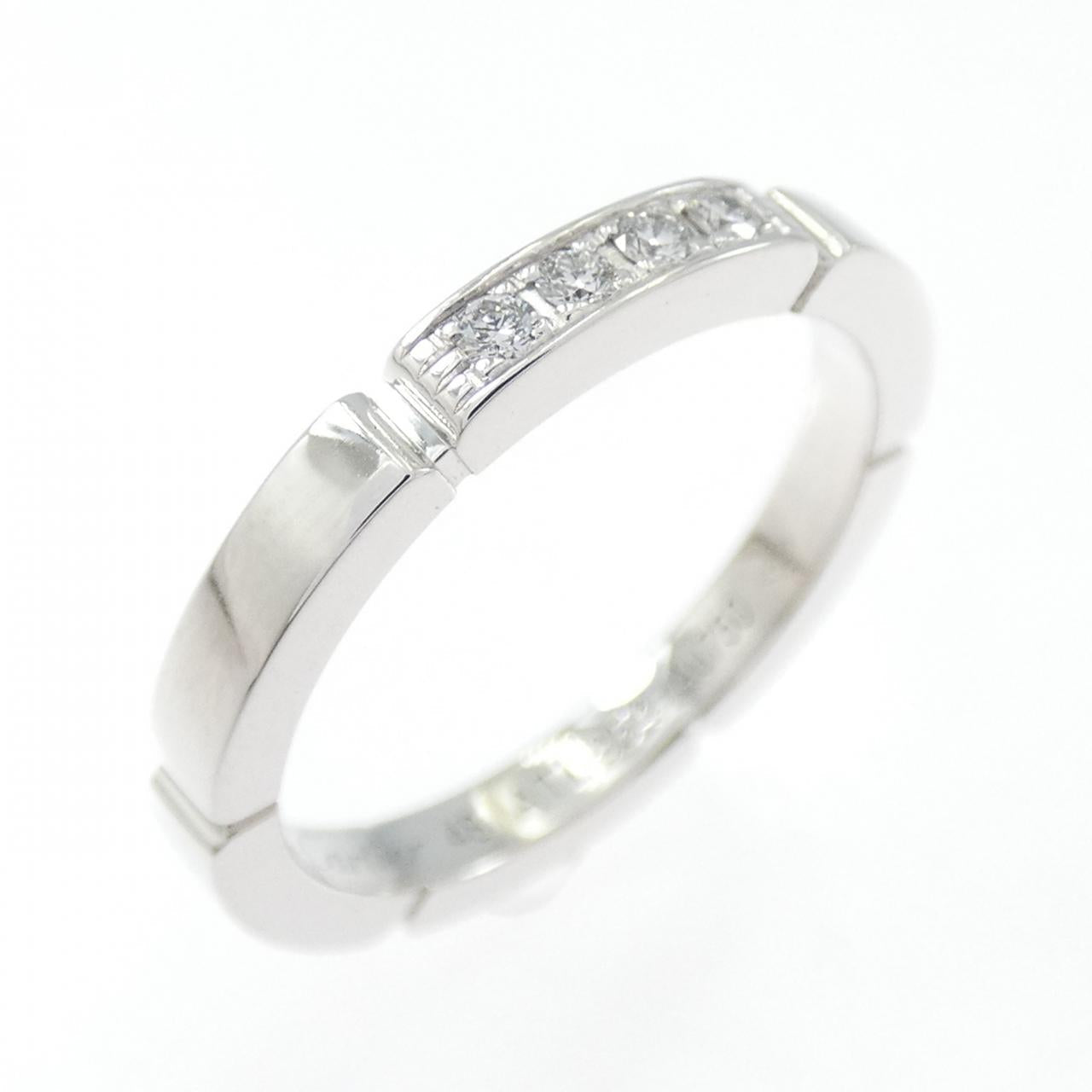 カルティエ マイヨンパンテール 750ホワイトゴールド ダイヤモンド リング 8号