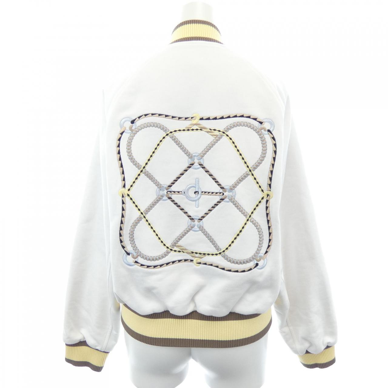 エルメス FIGURE ARTISTIQUE VARSITY EMBROIDE ブルゾン