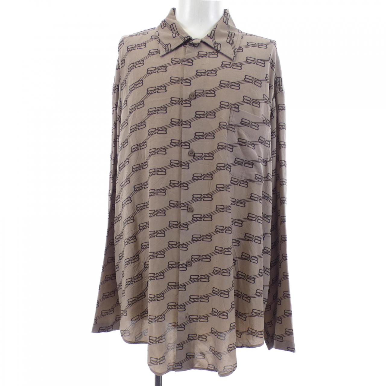 バレンシアガ HOMEWEAR シルクシャツ