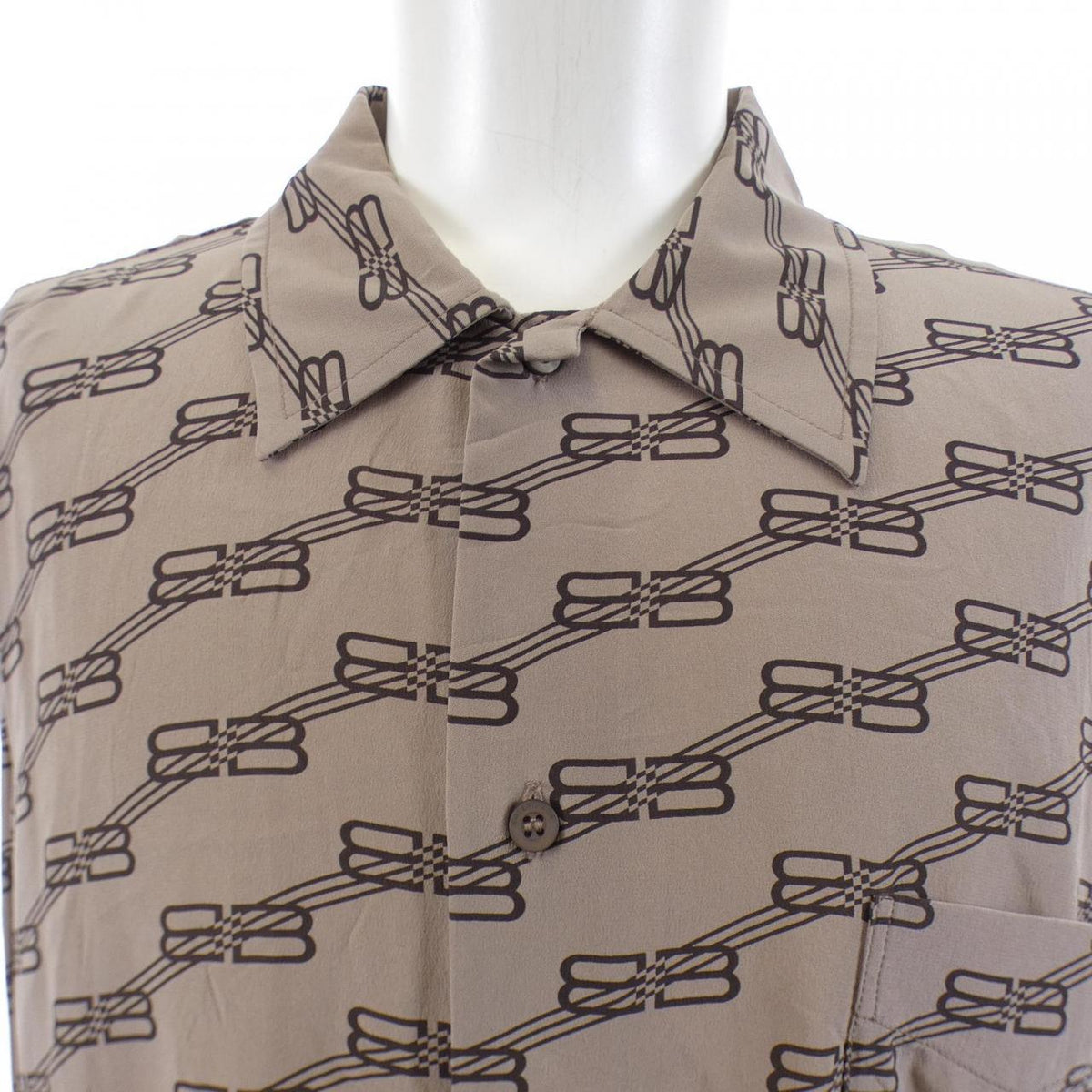 バレンシアガ HOMEWEAR シルクシャツ