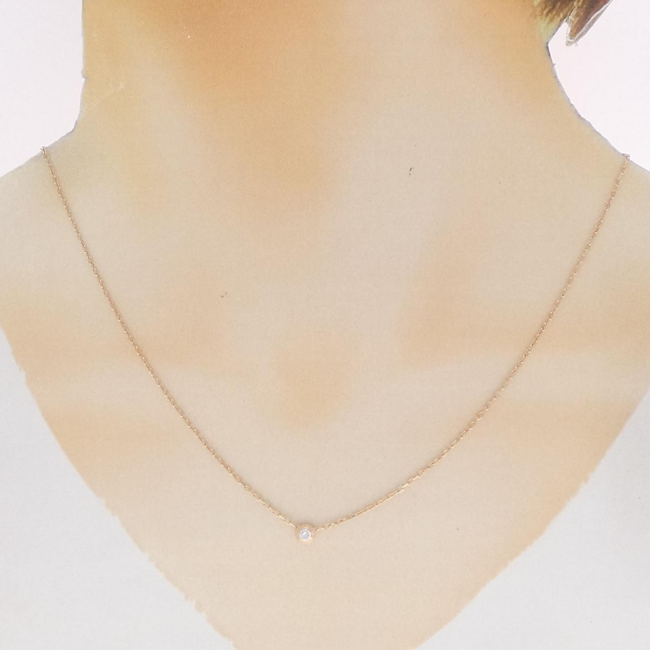 カルティエ ダムール スモール 750ピンクゴールド ネックレス