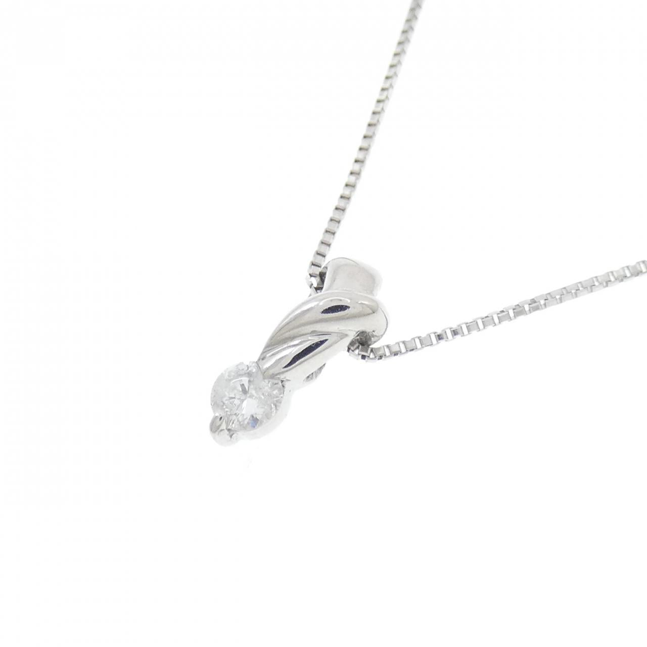 Pt900/PT850ダイヤモンドネックレス