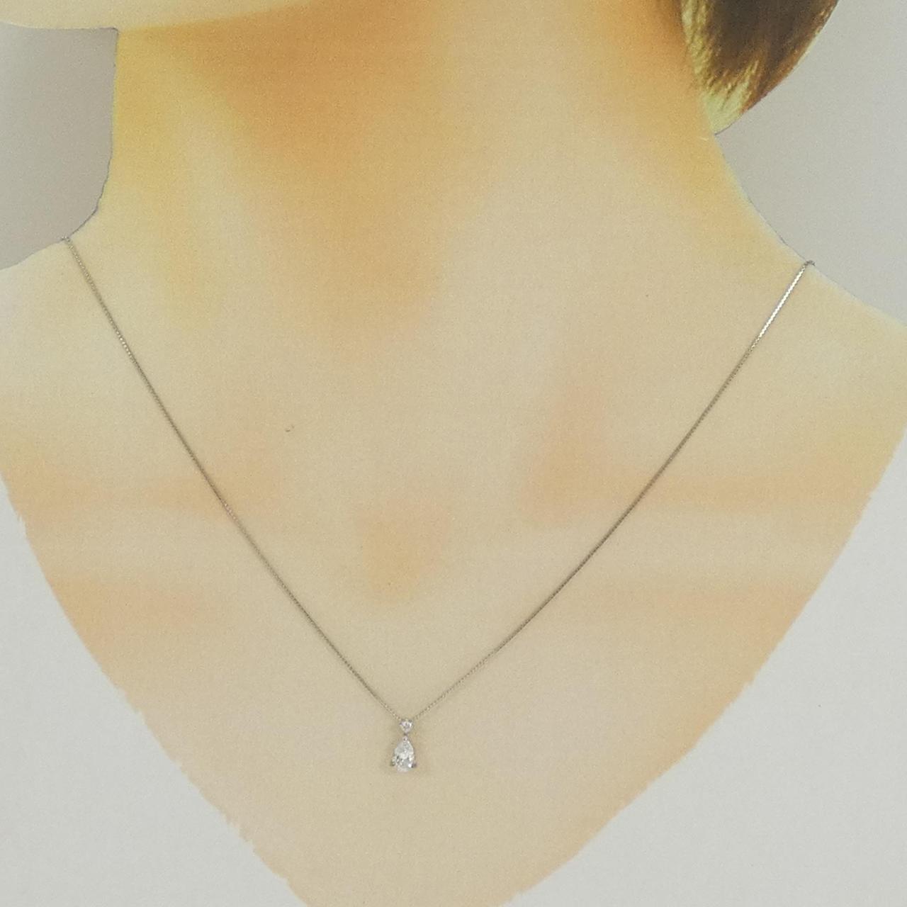 Pt999 Pt850 ダイヤモンドネックレス