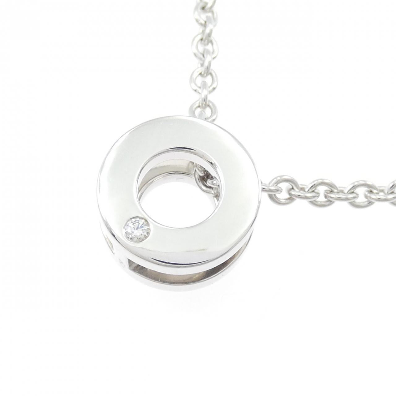 エルメス Au750ホワイトゴールド ダイヤモンドネックレス