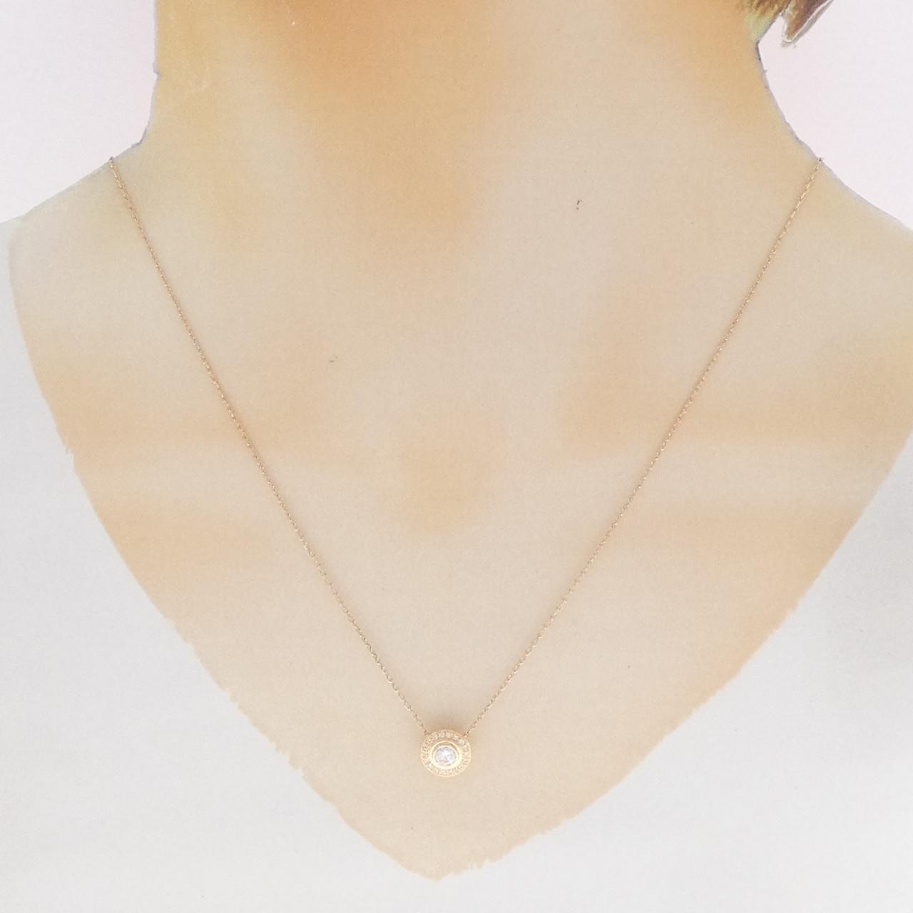 カルティエ ダムール 750ピンクゴールド ダイヤモンドネックレス