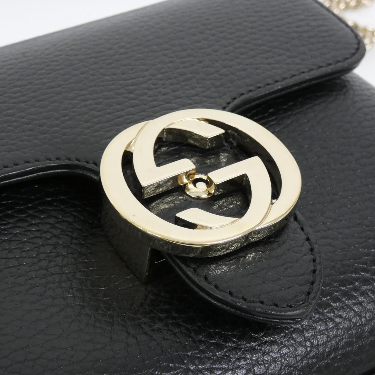グッチ レザーショルダーバッグ