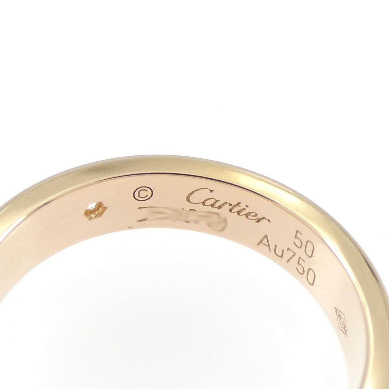 カルティエ ミニラブ 1P Au750 ダイヤモンドリング 10号