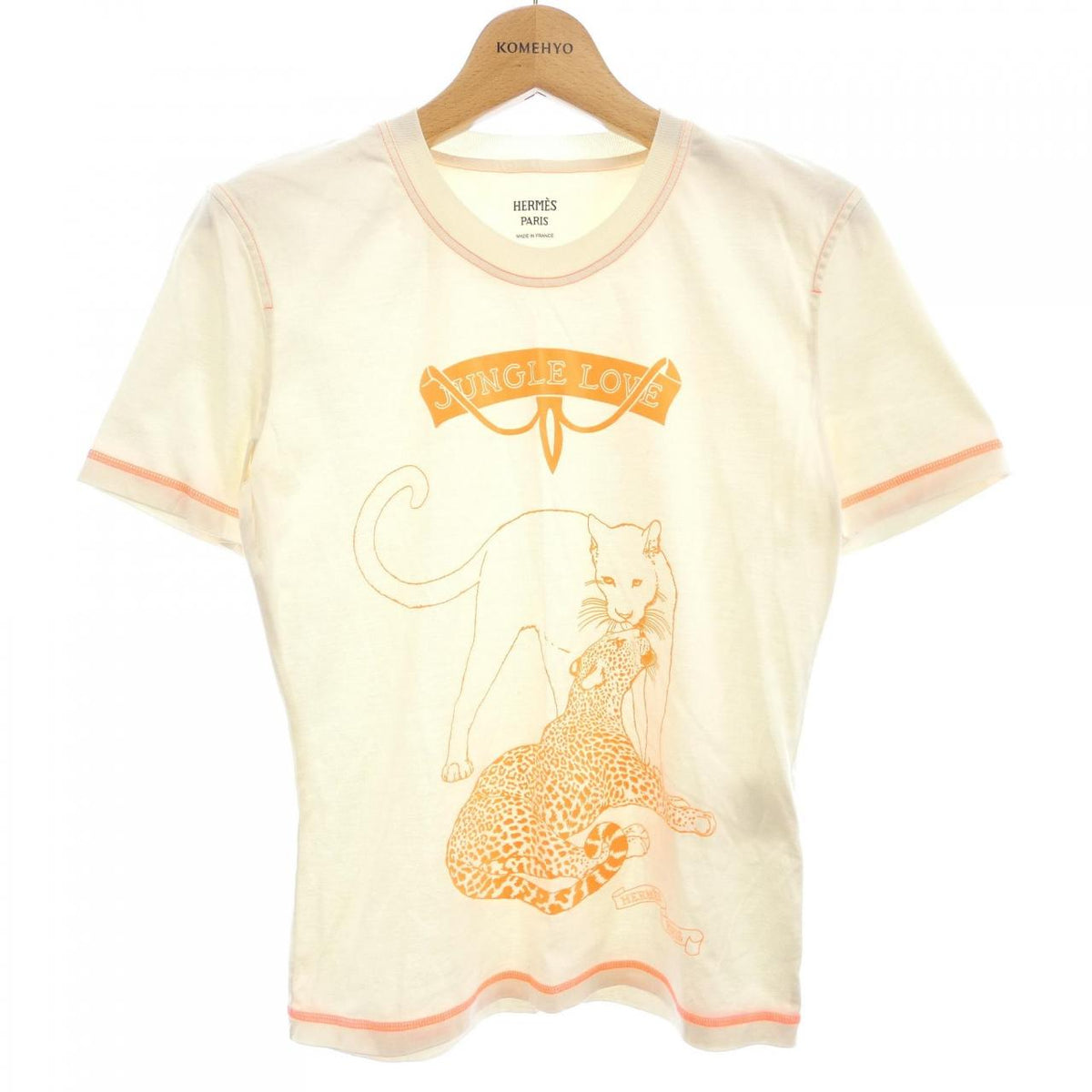 エルメス JUNGLE LOVE コットンTシャツ
