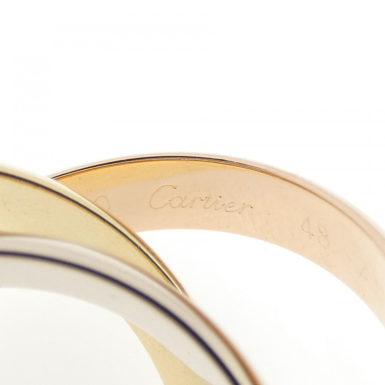 カルティエ トリニティ 18Kゴールド リング 8号