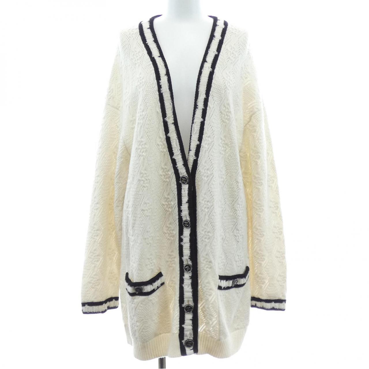 シャネル カシミヤロングカーディガン