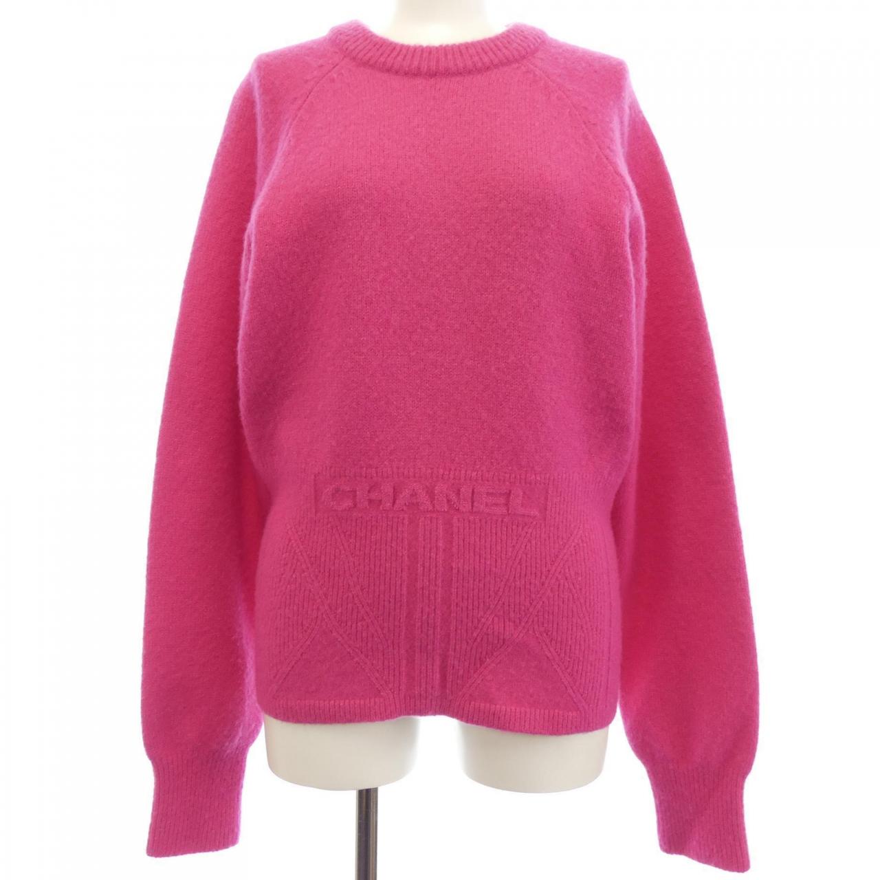 シャネル カシミヤ混ニット