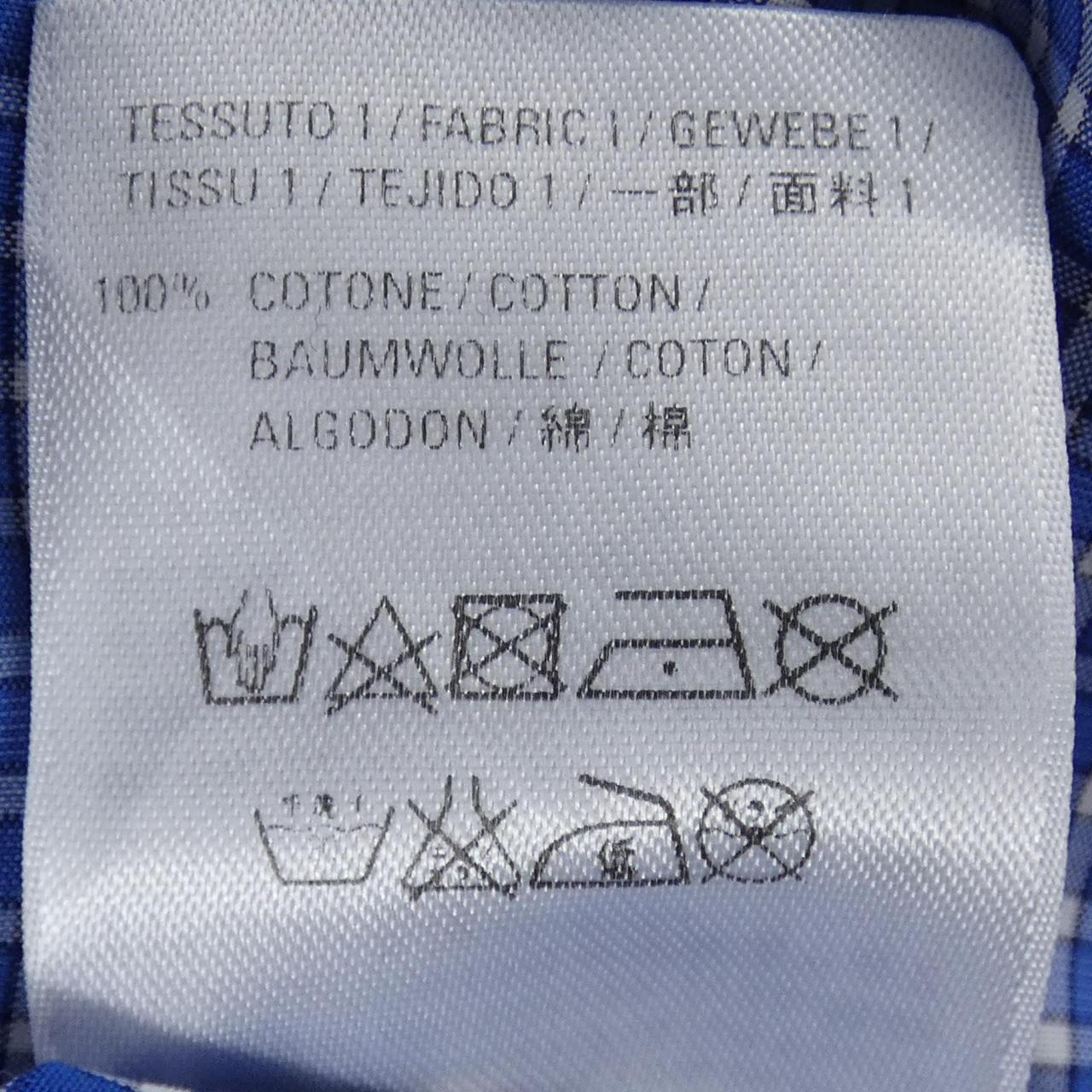 バレンシアガ コットン半袖シャツ