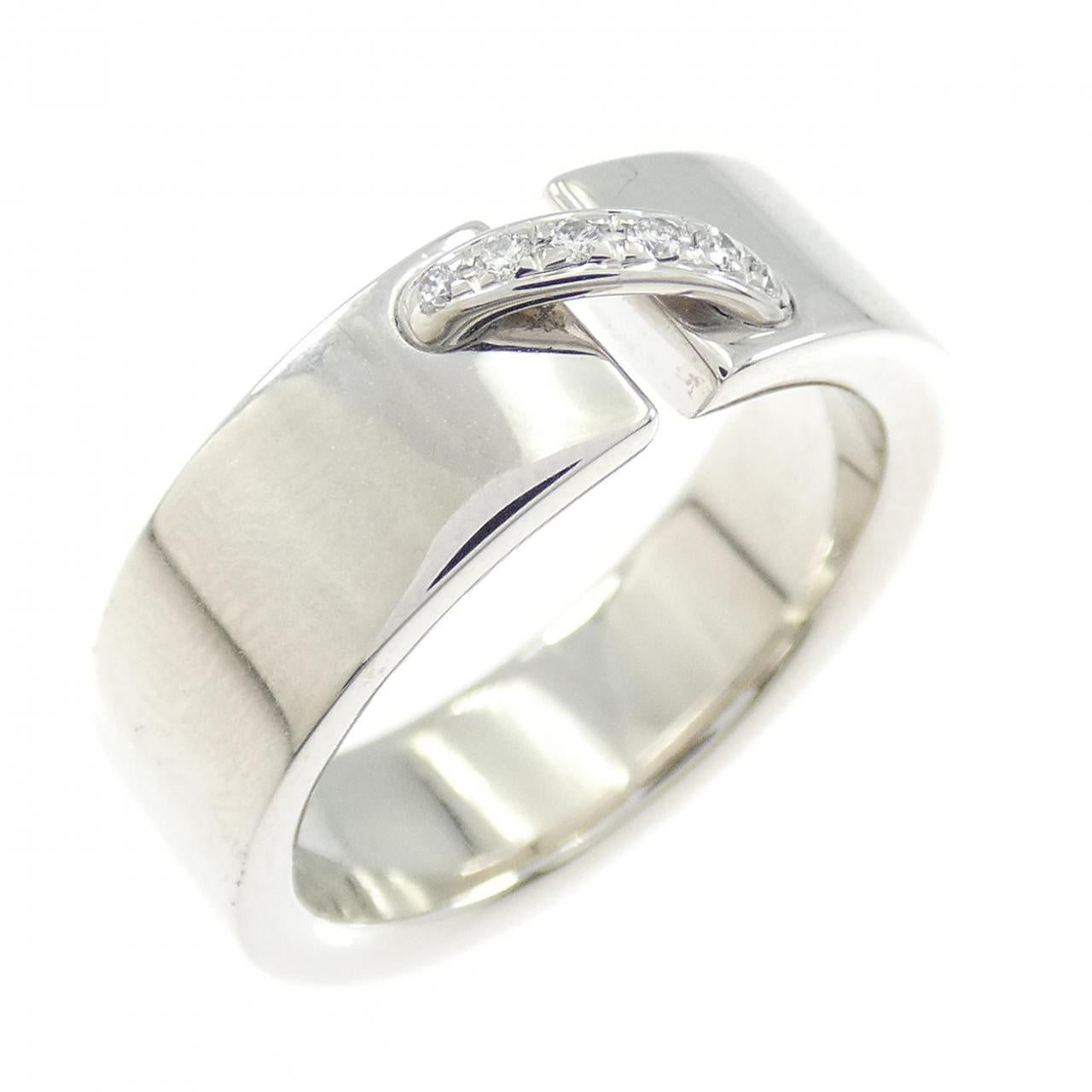 ショーメ リアン スモール 750ホワイトゴールド ダイヤモンドリング 13号
