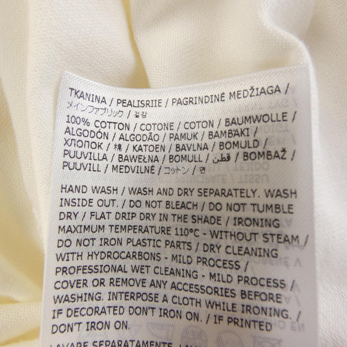 ジルサンダー コットンTシャツ