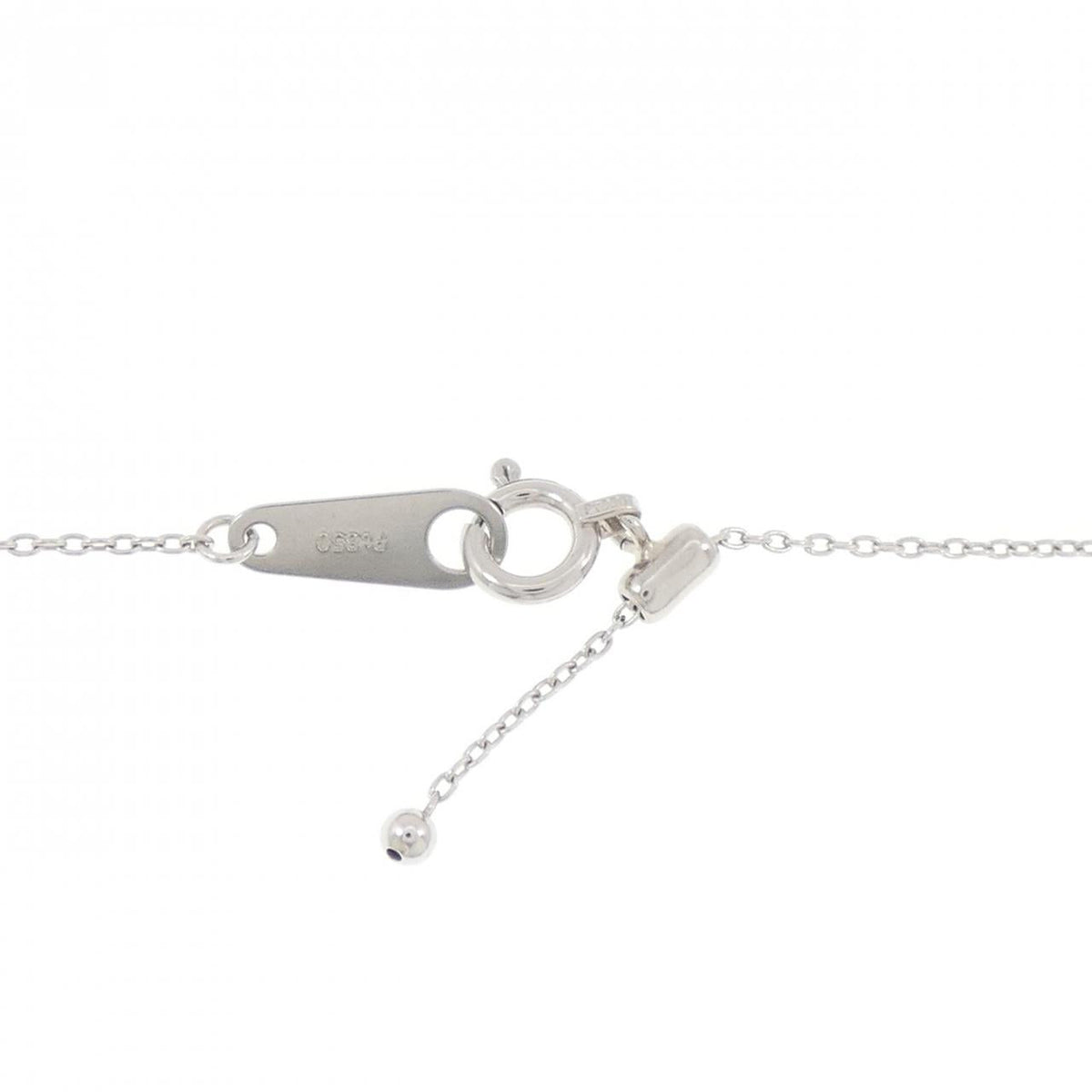PT900 PT850 パライバトルマリン ダイヤモンド ネックレス