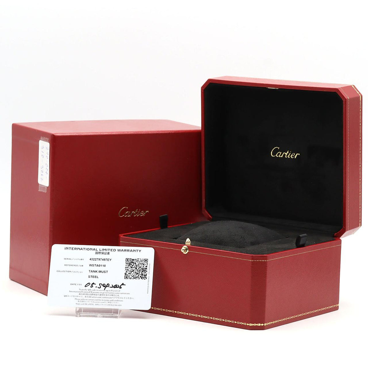 カルティエ タンクマスト ステンレススチール クォーツ