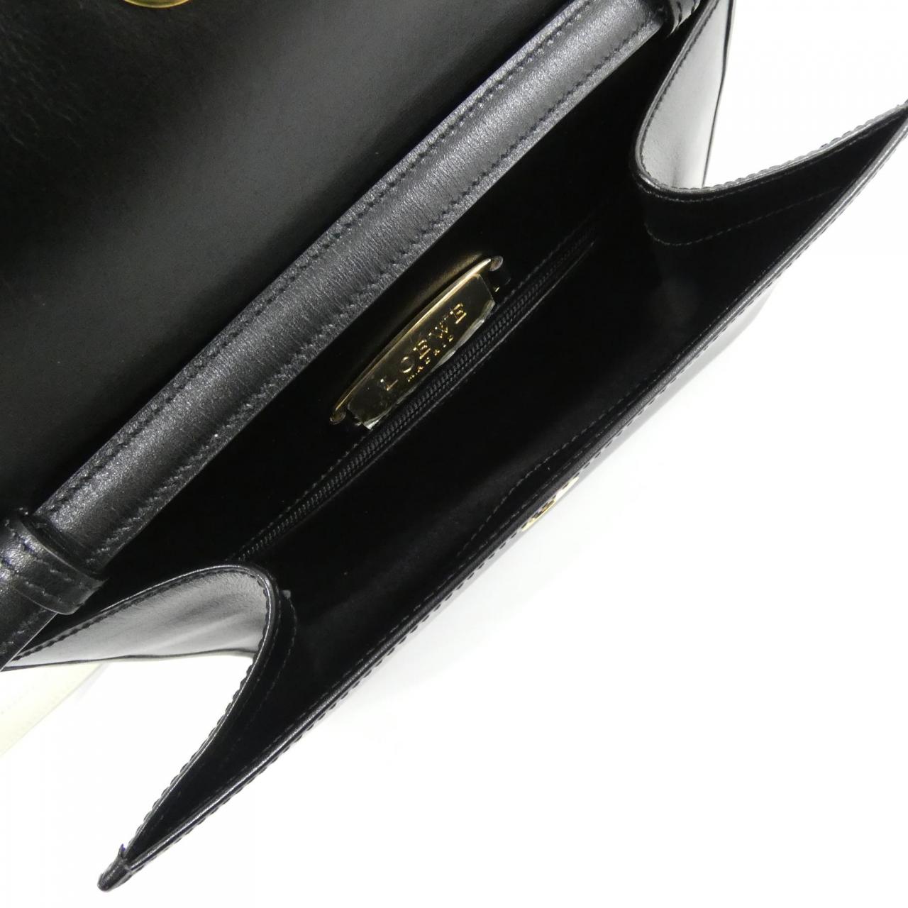 ロエベ レザーショルダーバッグ
