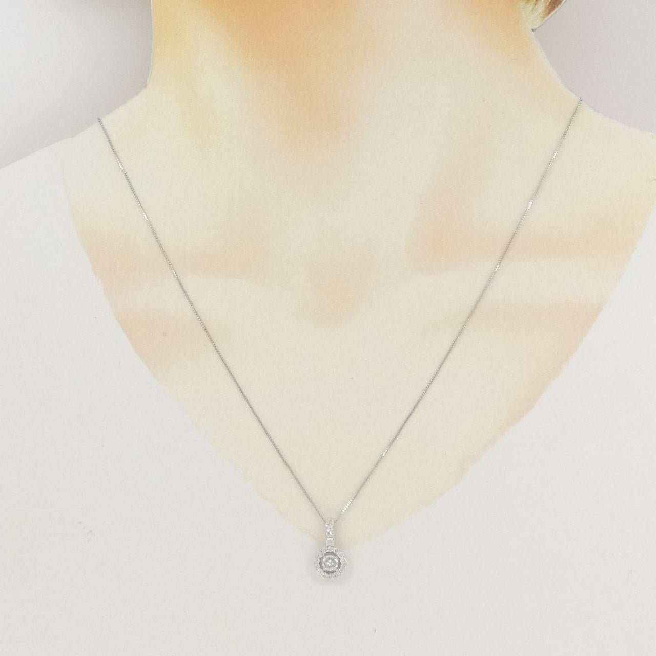 プラチナ ダイヤモンドネックレス