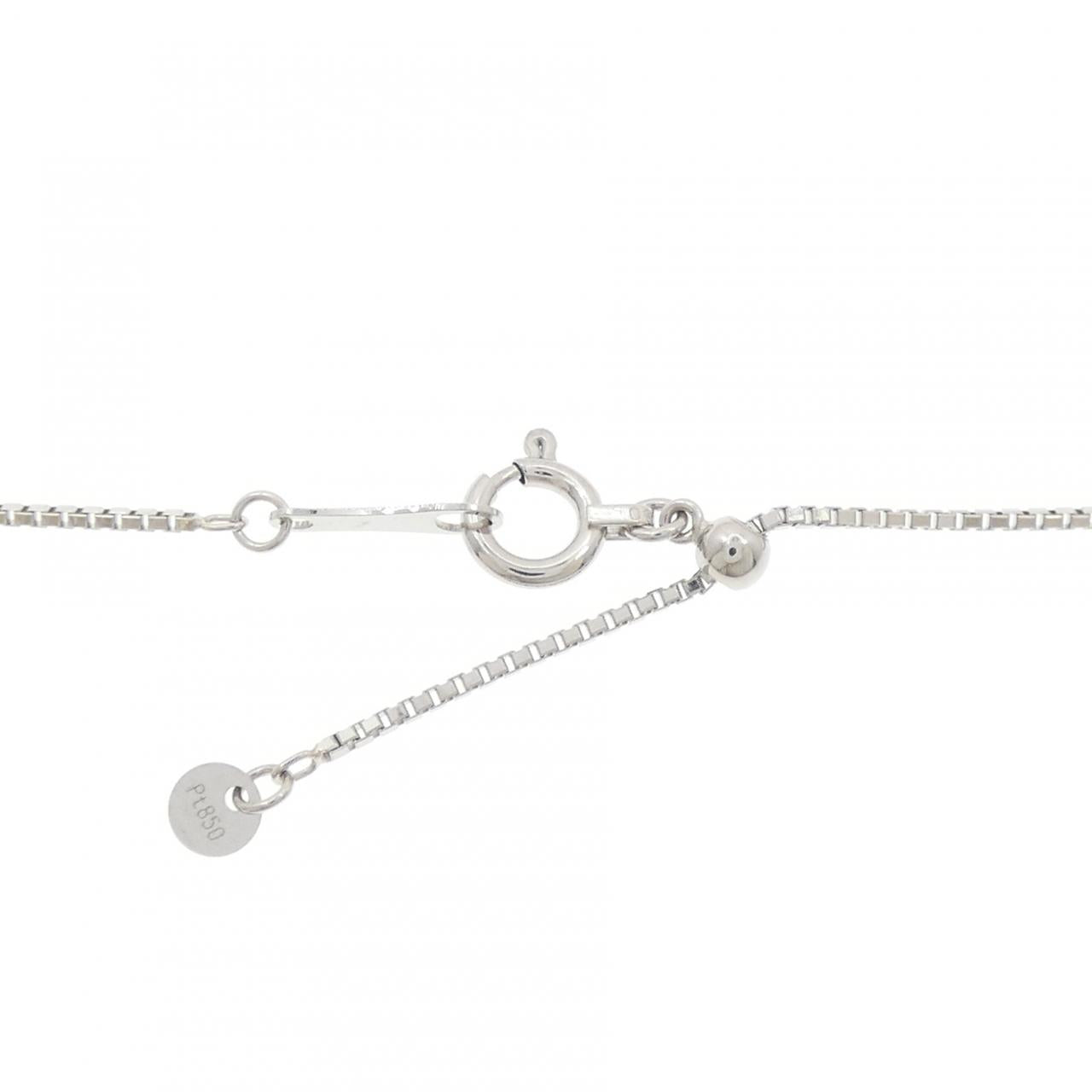 PT900 PT850 クロス 1.02ct ダイヤモンドネックレス