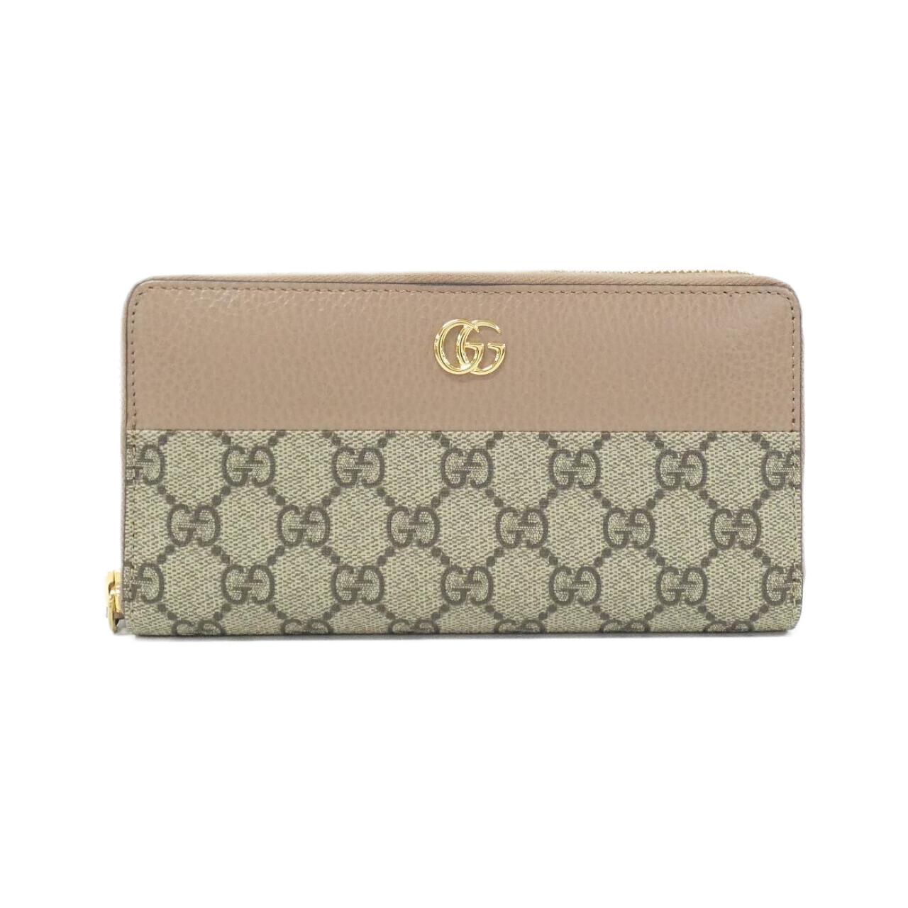 グッチ GGマーモント GGスプリームキャンバス 長財布