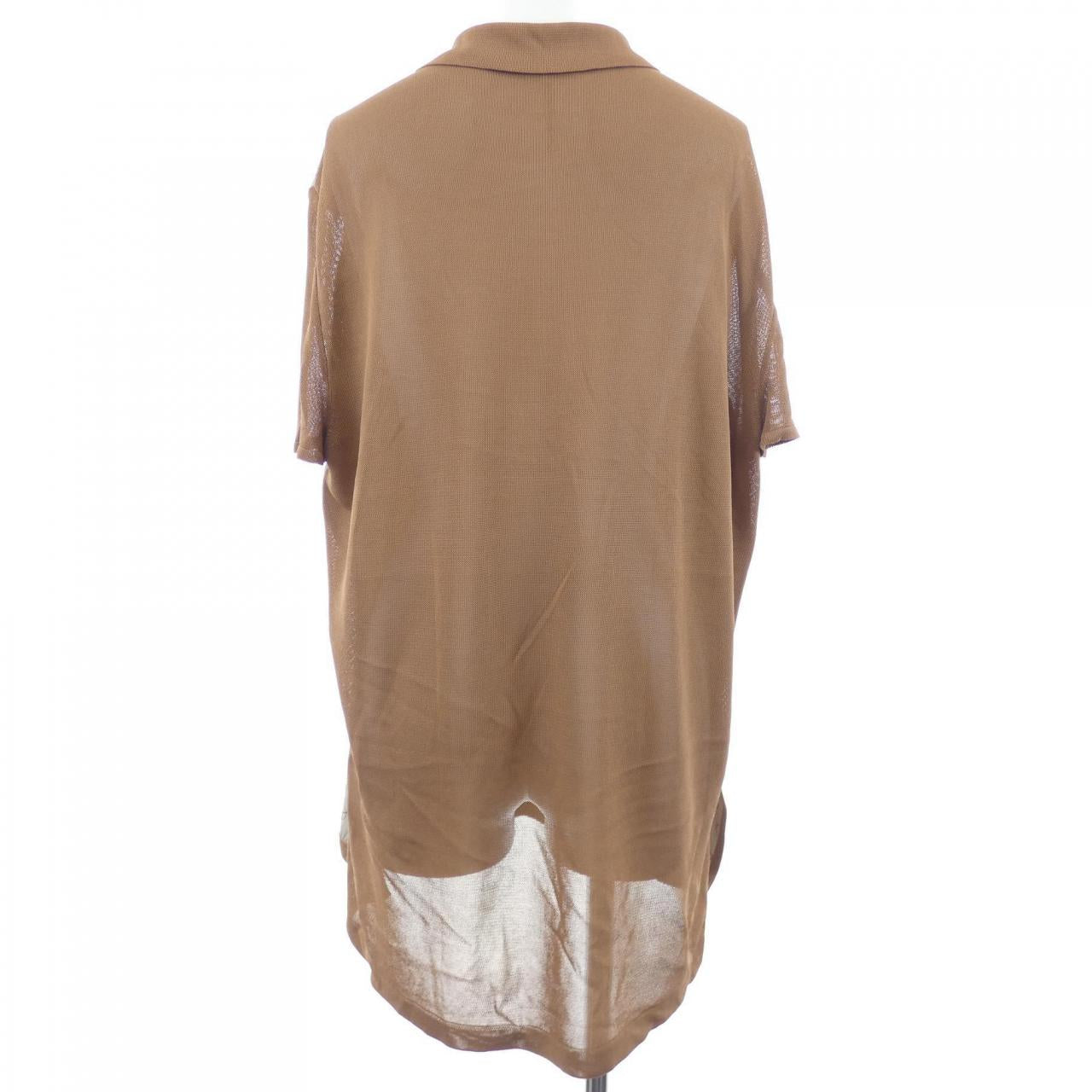 エルメス L'ART D'ECRIRE シルク ヴィスコース トップス XL