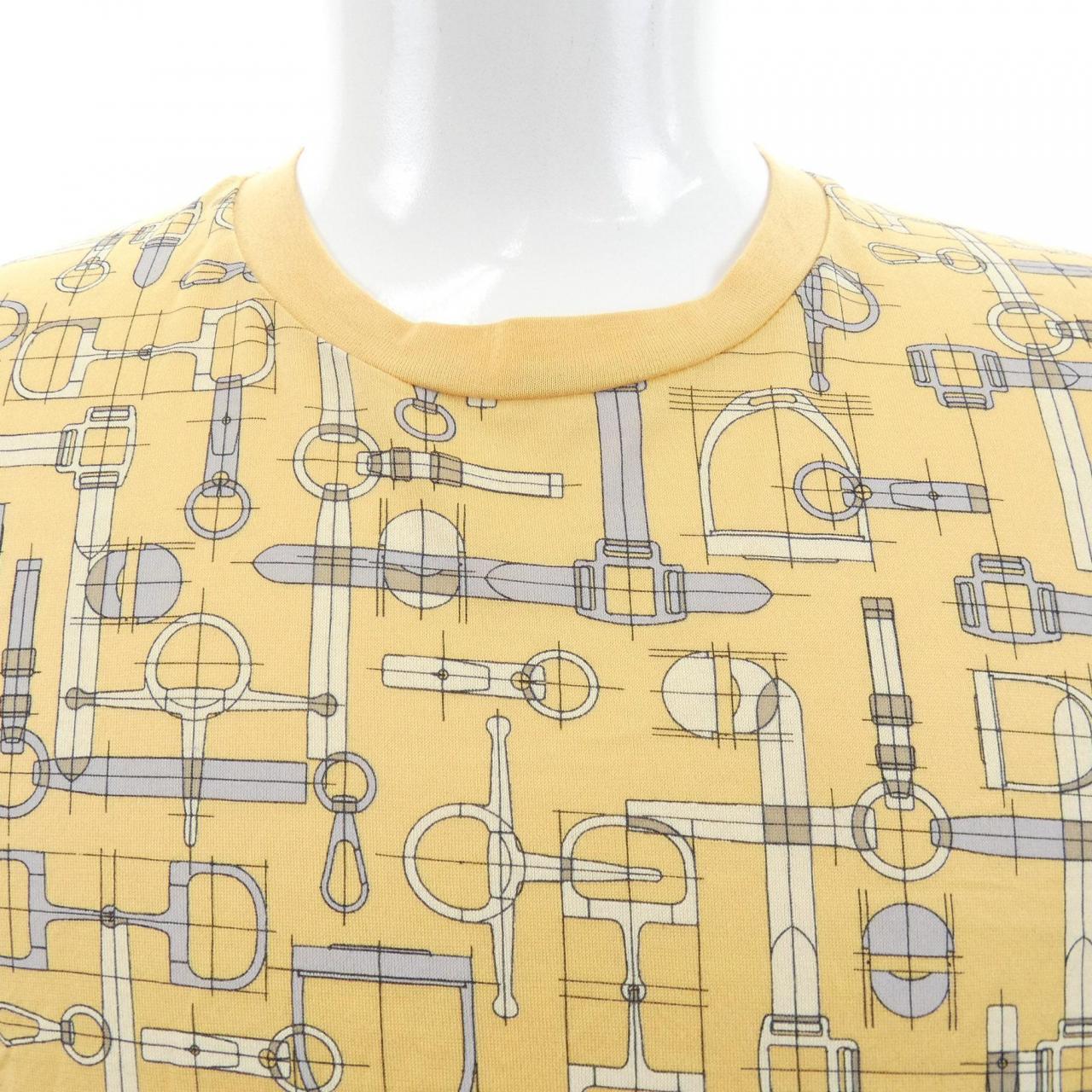 エルメス LABYRINTHE HORSEBIT コットンTシャツ XS