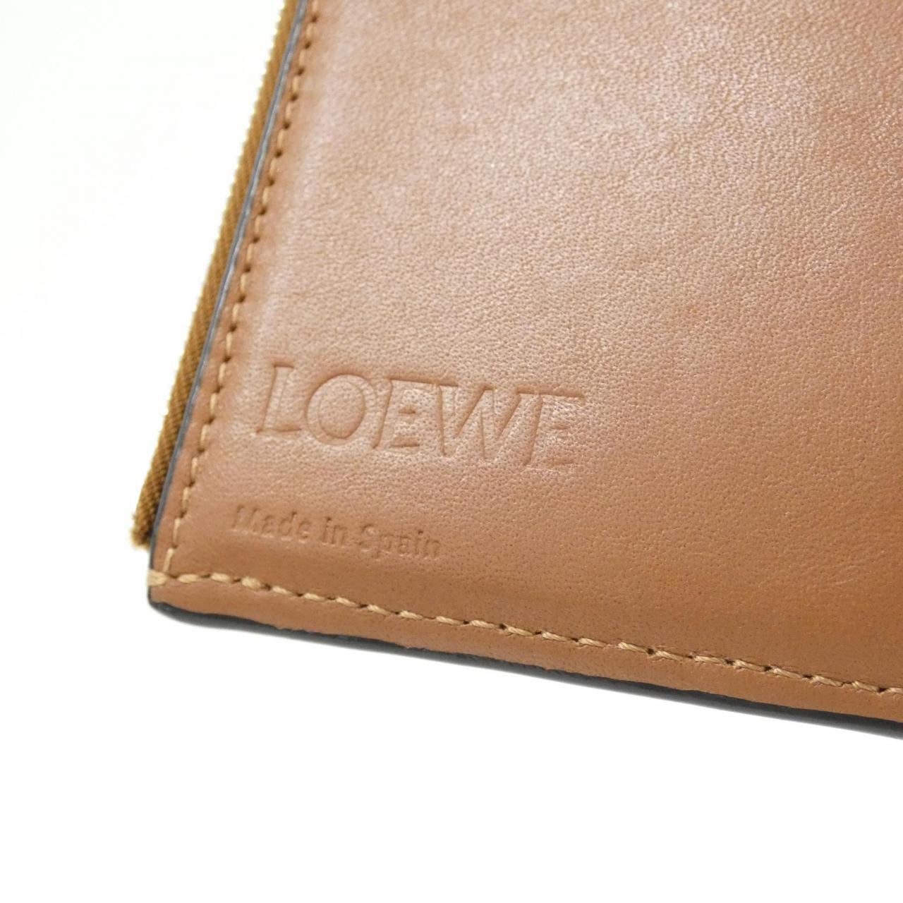 ロエベ アナグラムスモールバーティカルウォレット カーフ 財布