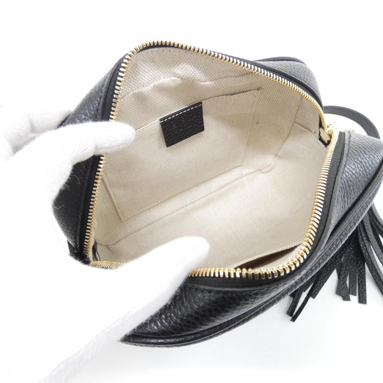 グッチ SOHO レザーショルダーバッグ