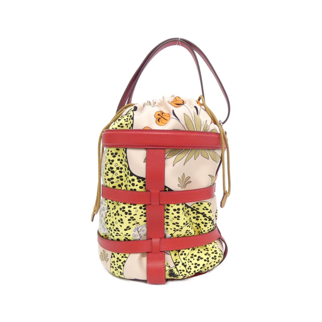 エルメス LEOPARDミュザルディーヌ エプソン シルク ショルダーバッグ
