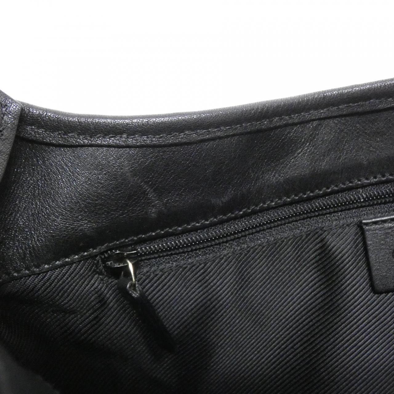 グッチ GGキャンバス レザー ショルダーバッグ