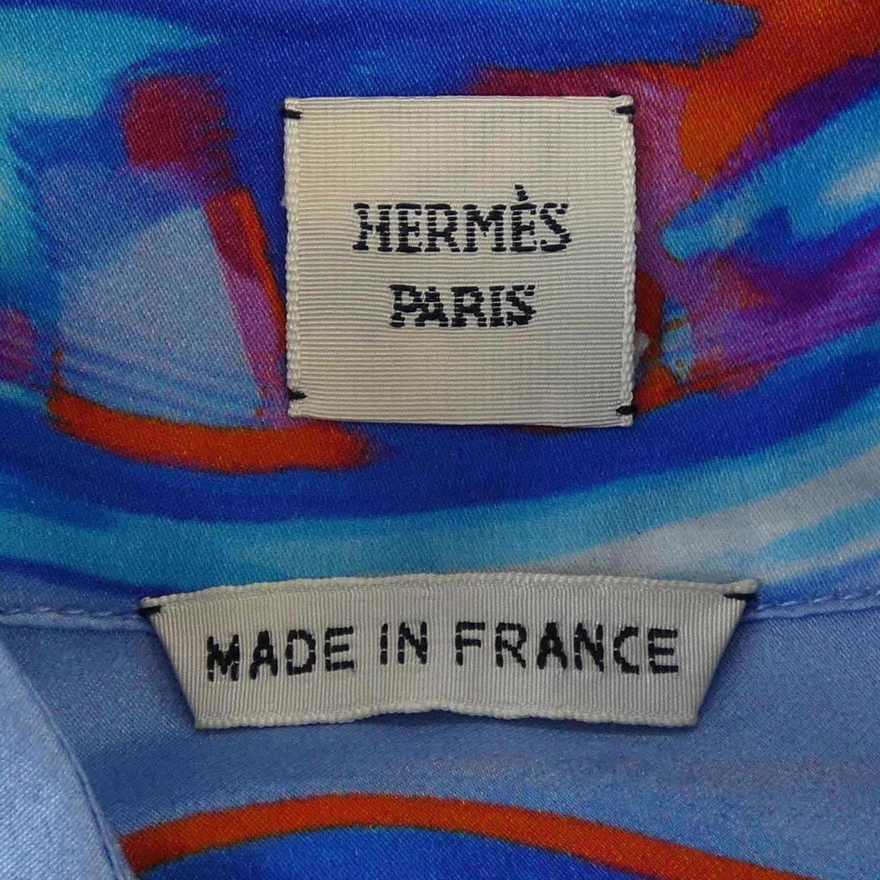 エルメス シルクシャツ