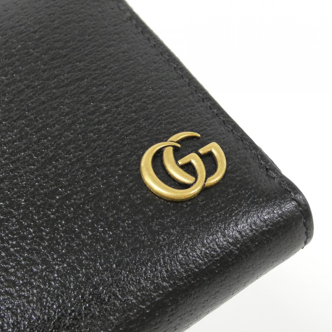 グッチ GGマーモント レザー長財布