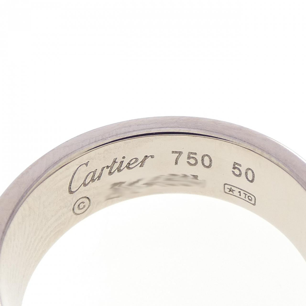 カルティエ ラブ 750ホワイトゴールド リング 10号