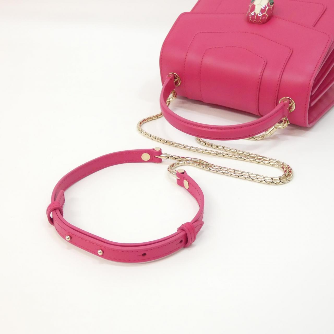 ブルガリ SERPENTI FOREVER カーフショルダーバッグ