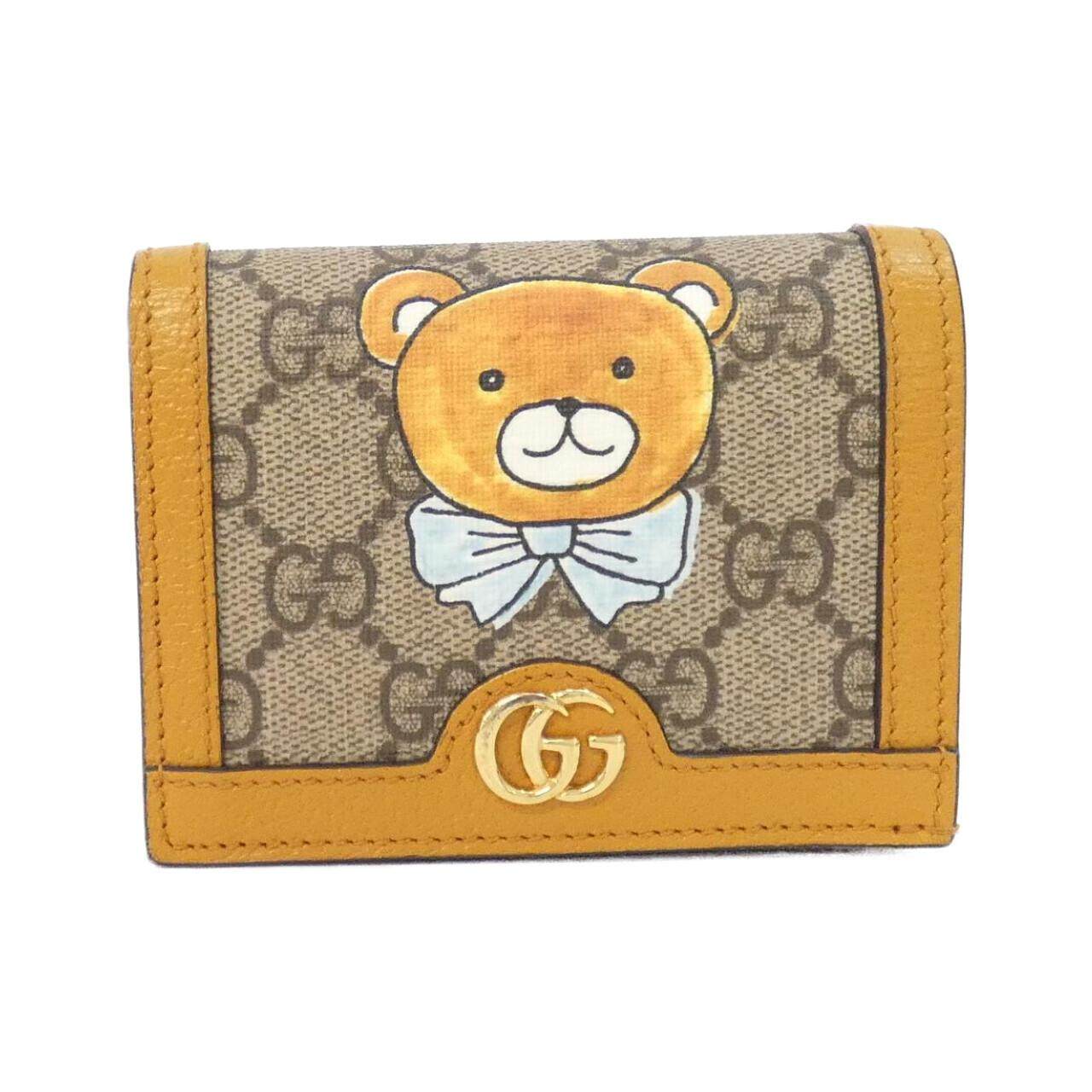 グッチ GGスプリームキャンバス 二つ折り財布