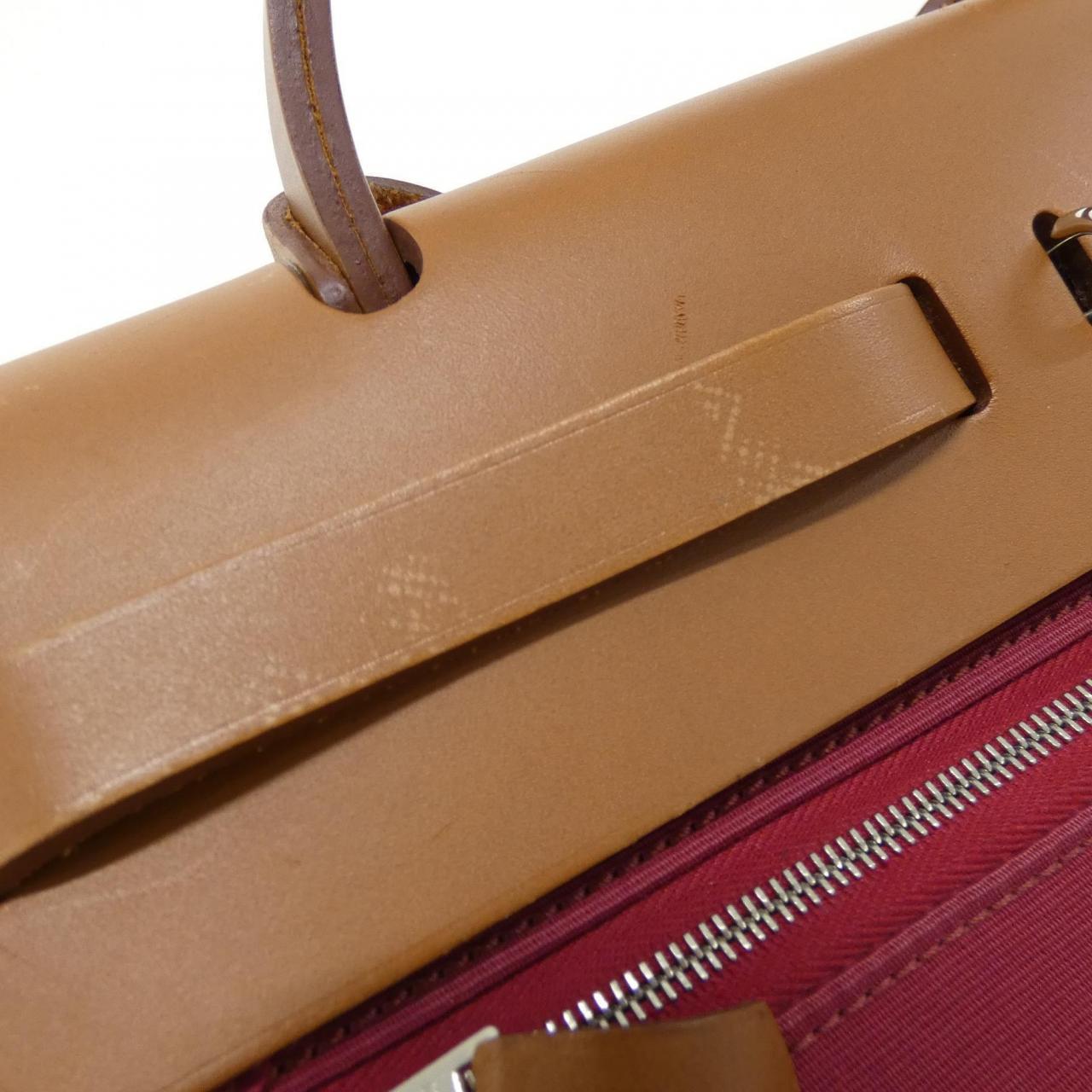 エルメス エールバッグジップPM トワルオフィシエ ヴァッシュハンター バッグ