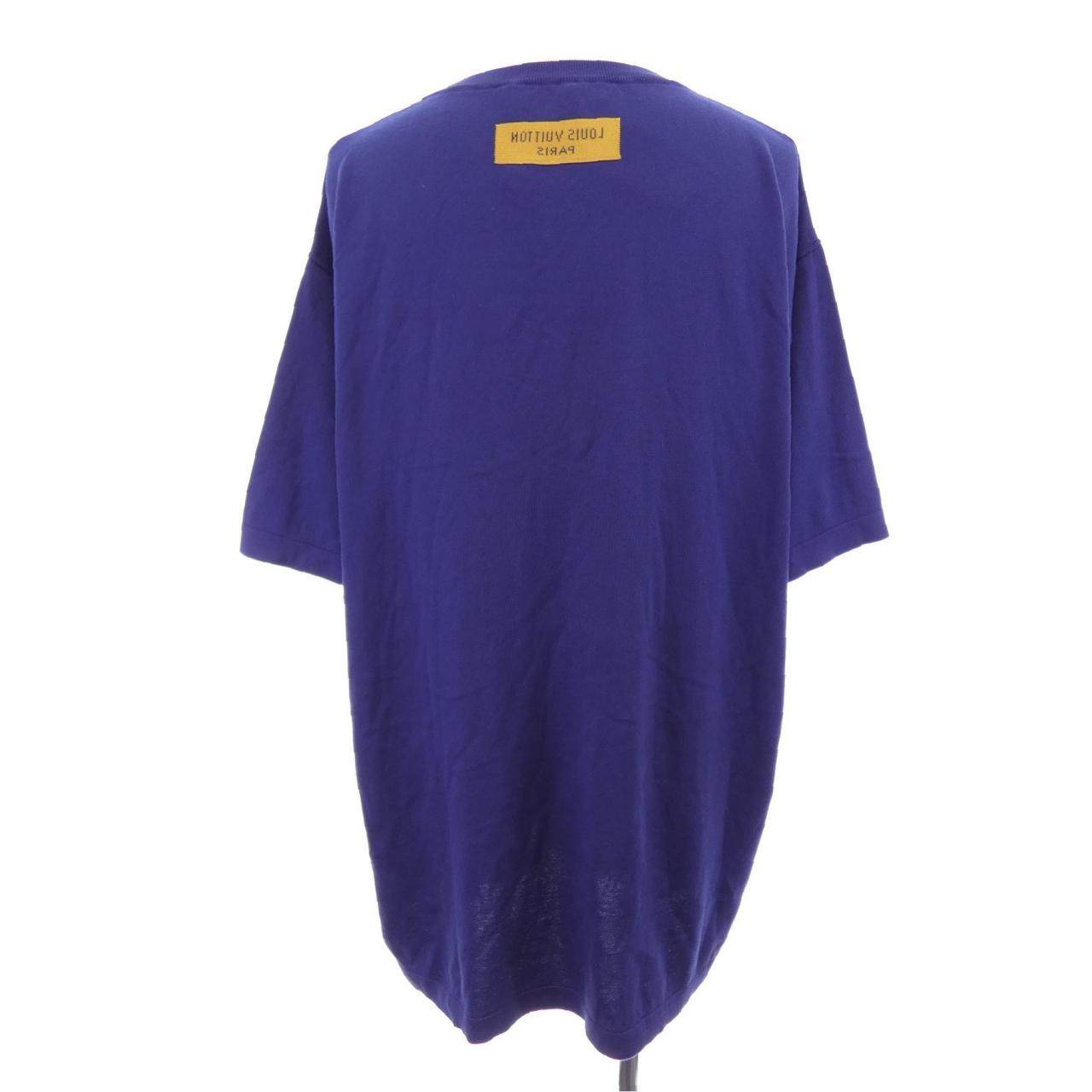 ルイヴィトン グラフィックショートスリーブクルーネック コットンTシャツ