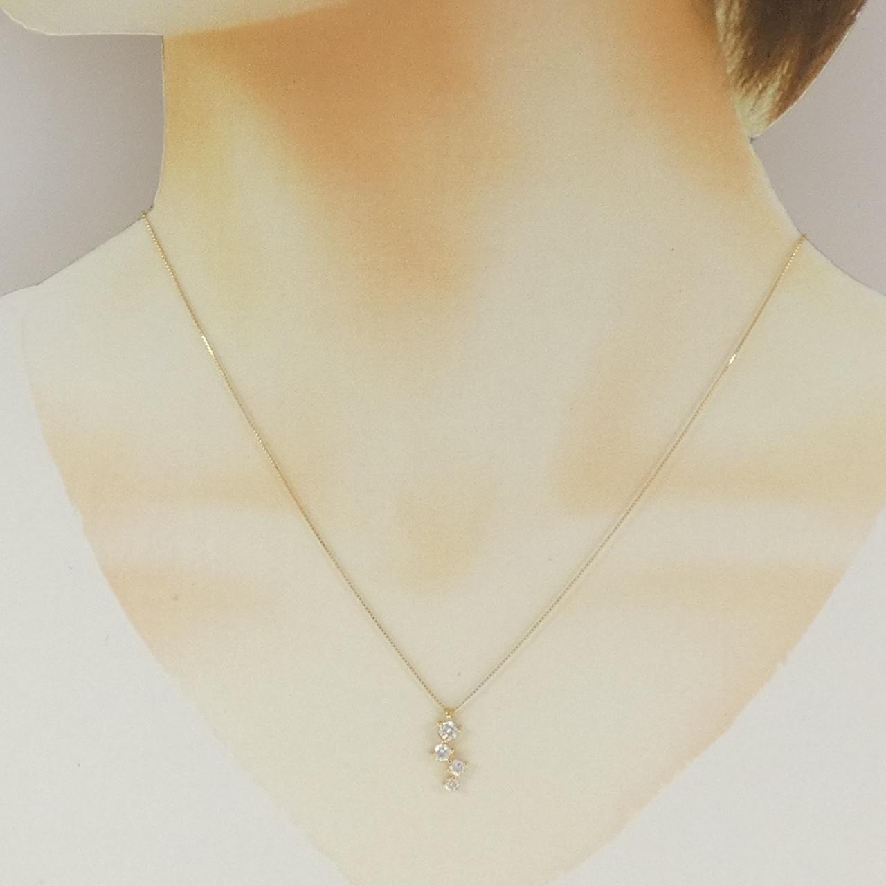 Au750 ダイヤモンドネックレス