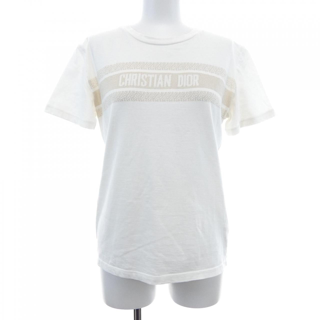 クリスチャンディオール シグネチャーバンド コットンTシャツ