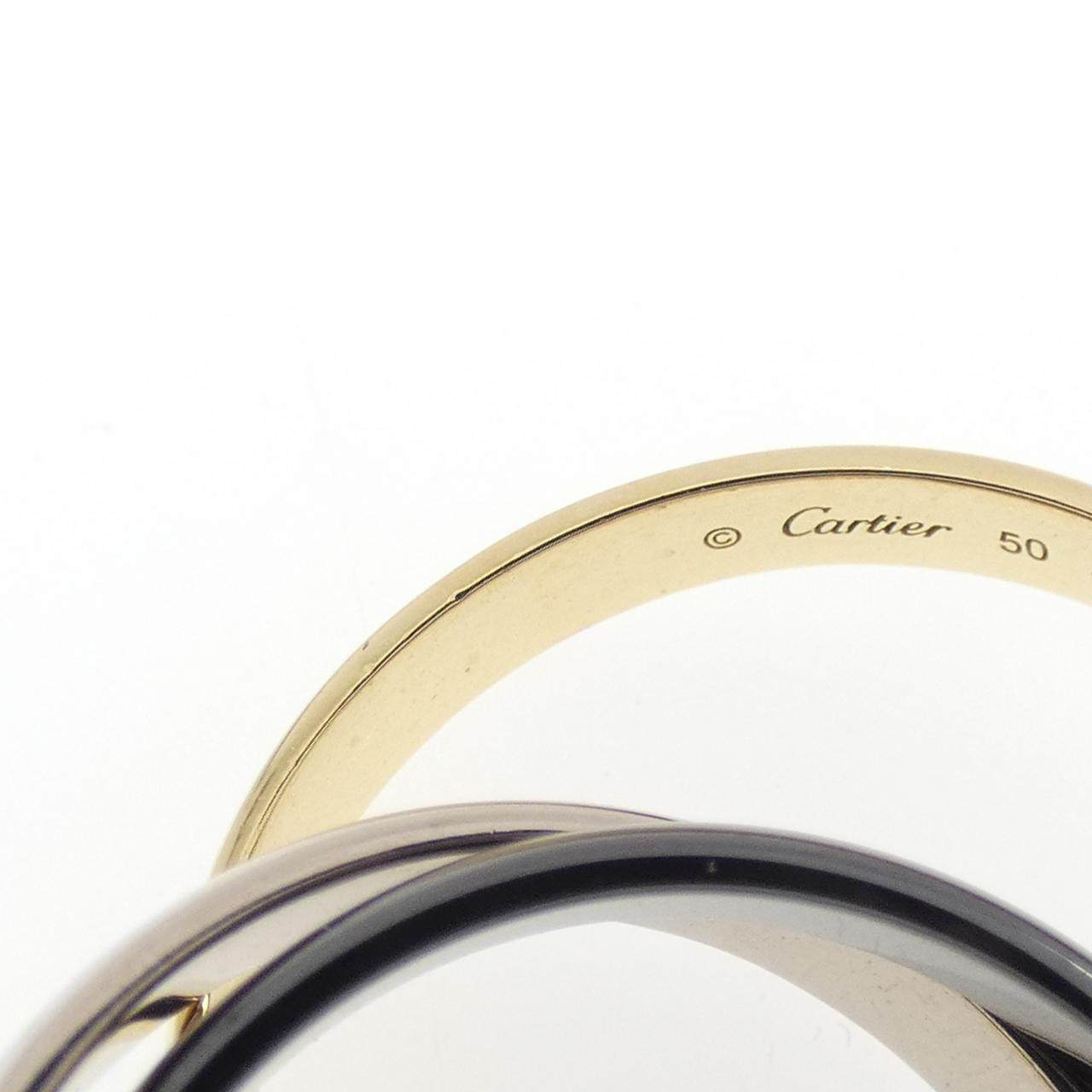 カルティエ トリニティ 750 750WG セラミック リング 10号