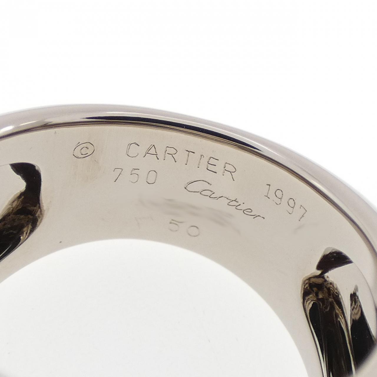 カルティエ ヌーベルバーグ 750ホワイトゴールド リング 10号