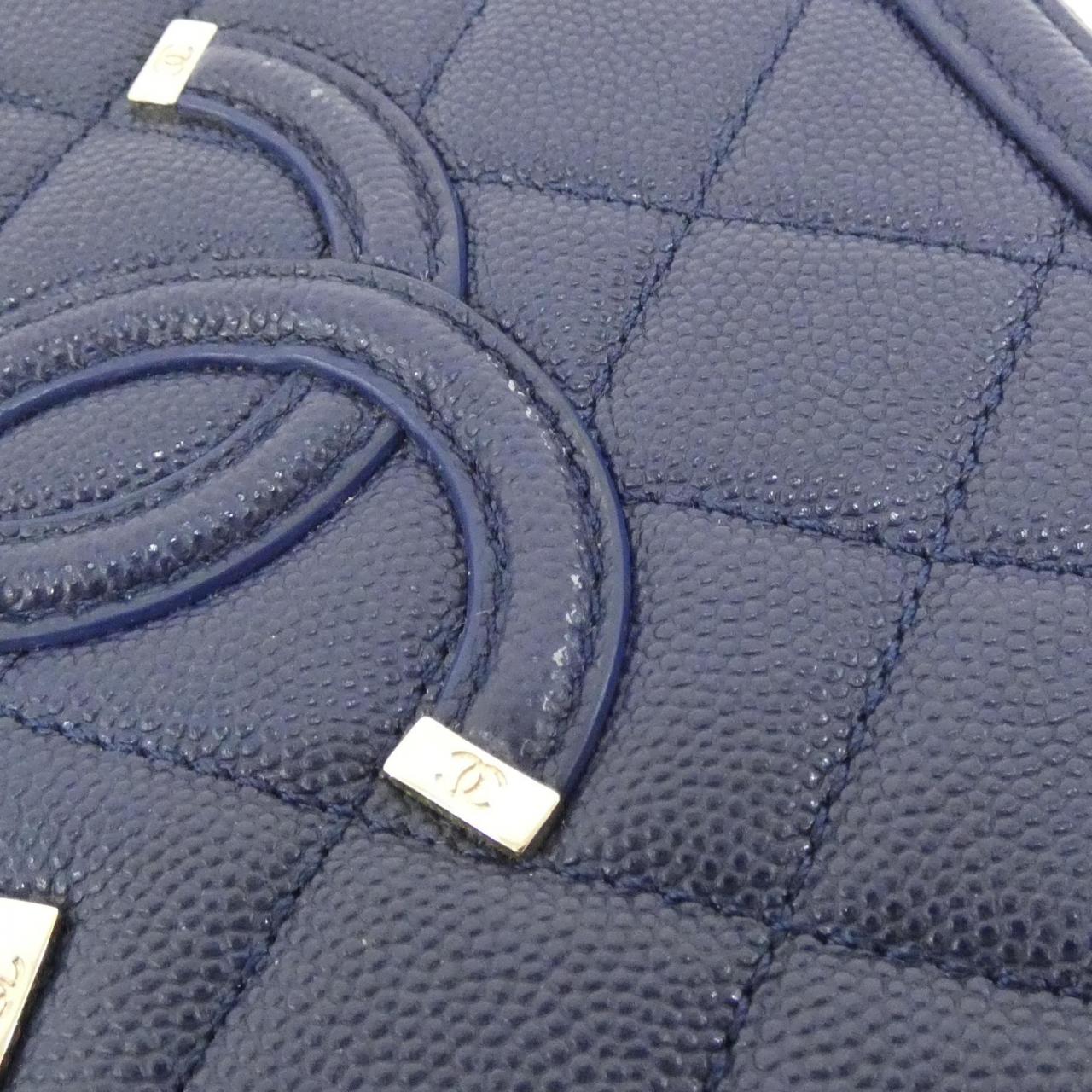 シャネル キャビアスキン ショルダーバッグ
