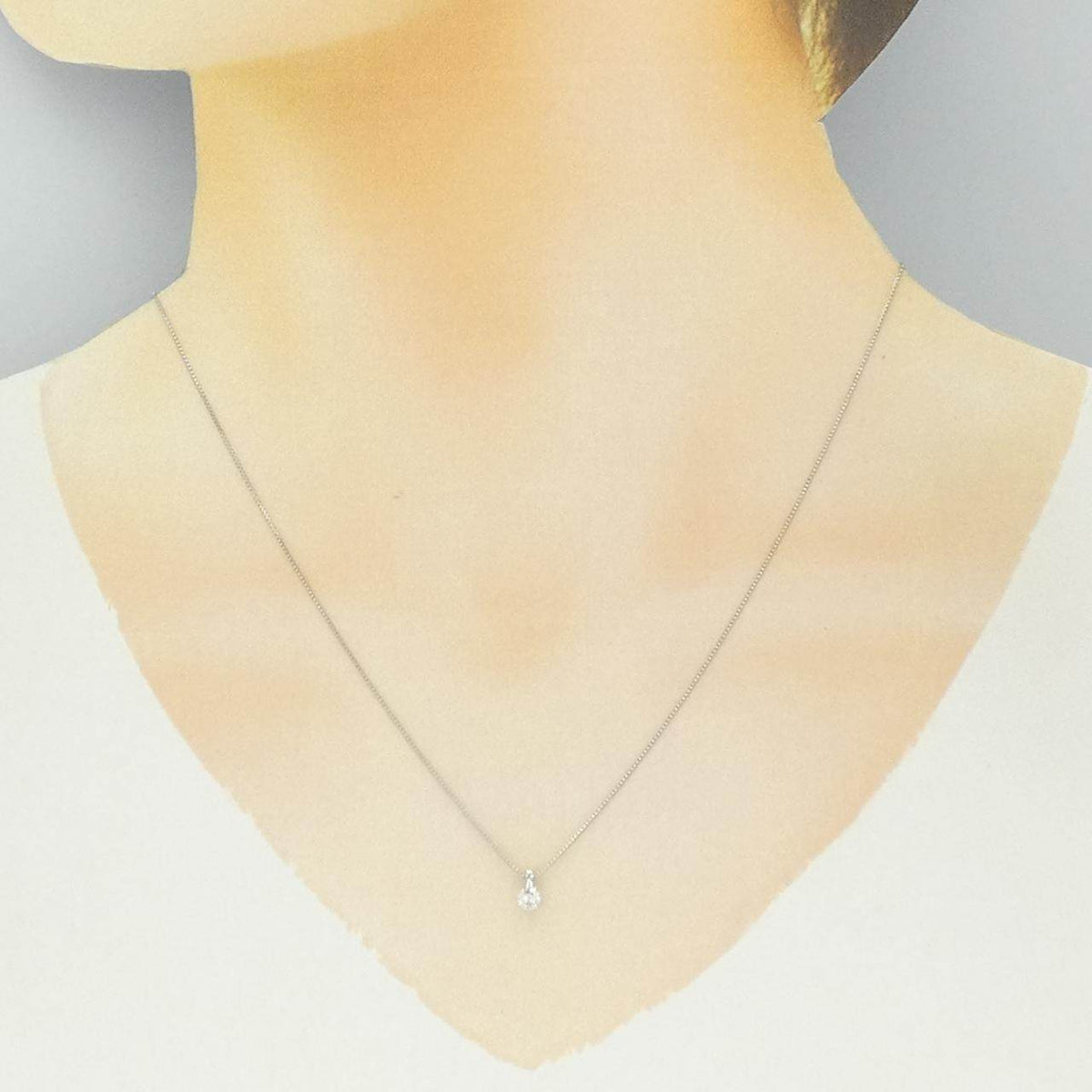 プラチナPT850 ダイヤモンドネックレス