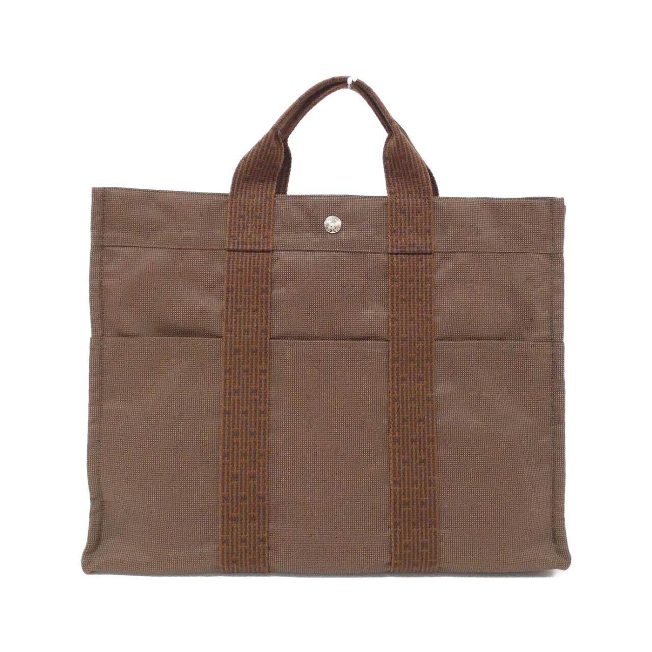 エルメス エールラインMM キャンバス トートバッグ