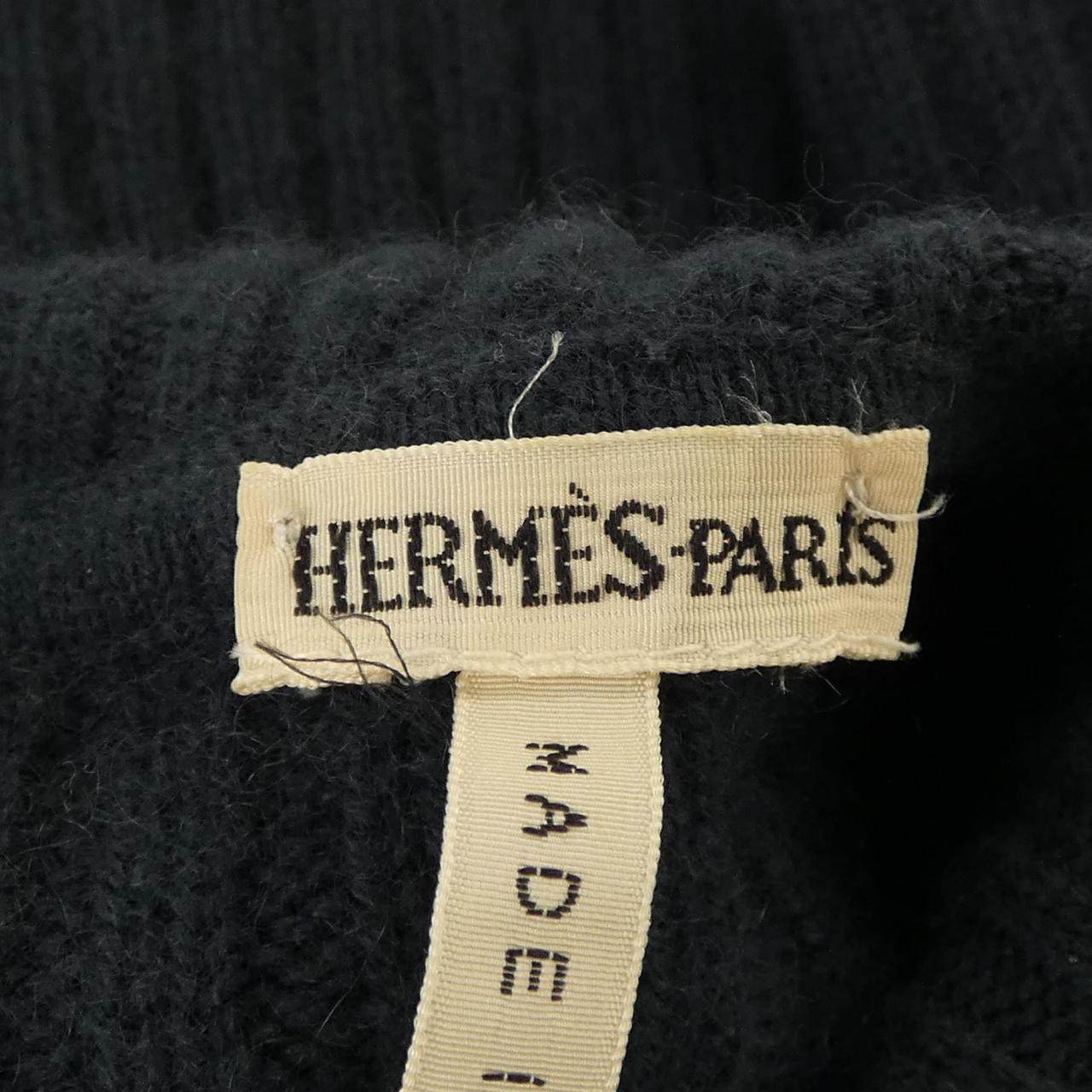 エルメス TERRES PRESCIEUES シルクカシミヤニット SM